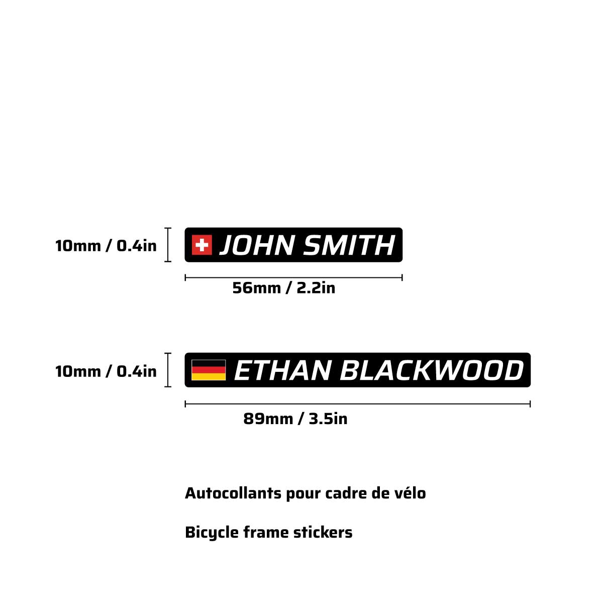 Le Classique - Autocollant d'identification - La Grange . Bike